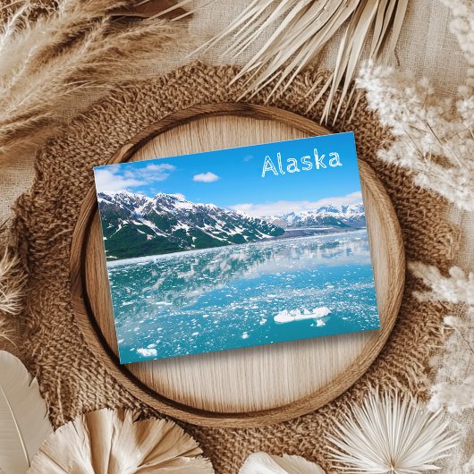 Alaska Snow Glacier Mountain Trip Briefkaart