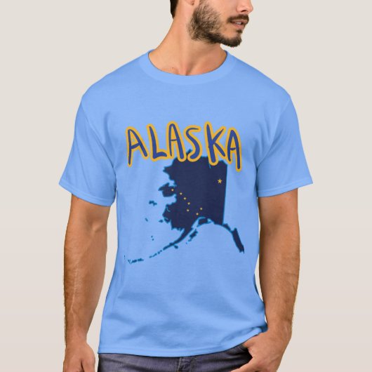 Alaska-staat 1 t-shirt (Voorkant)
