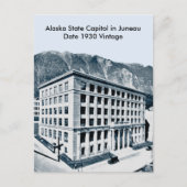 Alaska State Capitol in juni 1930  Briefkaart (Voorkant)