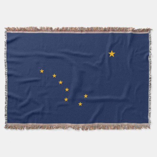 Alaska State Flag Design Decor Deken (Voorkant)