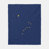 Alaska State Flag Design Fleece Deken (Voorkant)
