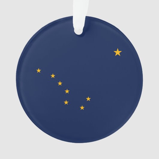 Alaska State Flag Design Ornament (voorkant)