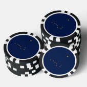 Alaska State Flag Design Poker Chips (Opstapeling)