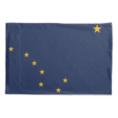 Alaska State Flag Print Patriot Kussensloop (Achterkant)