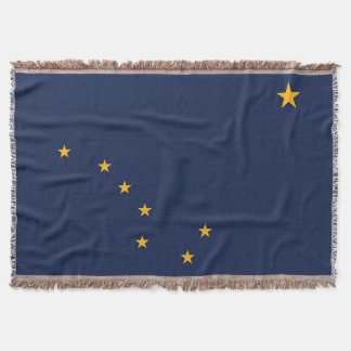 Alaska State Flag Print Patriottisch Deken