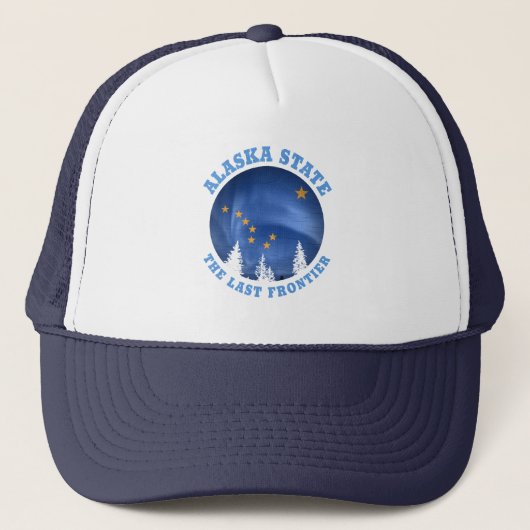 ALASKA STATE FLAG TRUCKER PET (Voorkant)