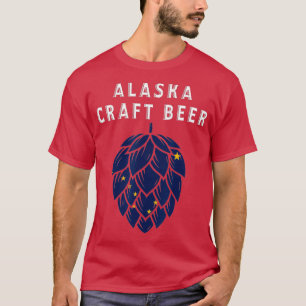 Alaska State Flag Verenigde Staten van Craft Beer T-shirt