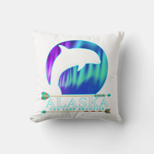 Alaska State Pride Alaska Northern Lights Alaskan Kussen