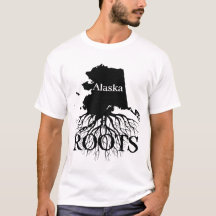 Alaska State Roots Women's of Mannen Shirt