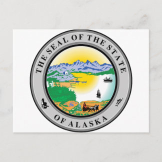 Alaska State Seal Briefkaart