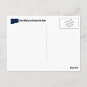 Alaska State Seal Mount McKinley Post Kaart (Achterkant)