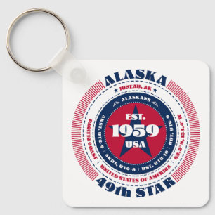 Alaska State Sleutelhanger