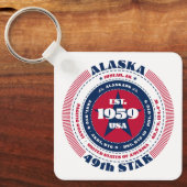 Alaska State Sleutelhanger (Voorkant)