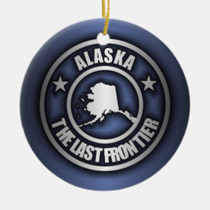 "Alaska Steel" decoratieve Ornamenten (blauw)