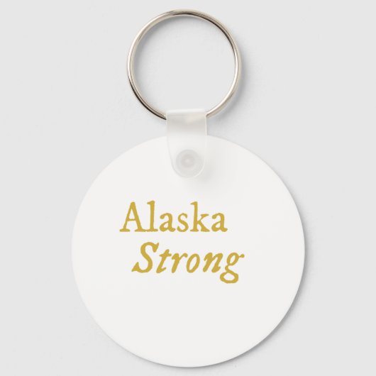 Alaska Strong Sleutelhanger (Voorkant)