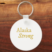 Alaska Strong Sleutelhanger (Voorkant)