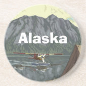 Alaska Struik Plane Souvenirs Zandsteen Onderzetter (Voorkant)