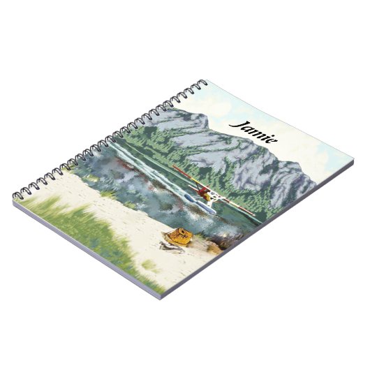 Alaska Struik Planet en Vist reizen Notitieboek (Linkerzijde)