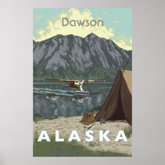Alaska Struik Planet en Vist reizen Poster (Voorkant)