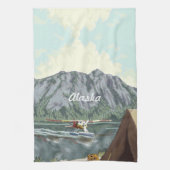 Alaska Struik Planet en Vist reizen Theedoek (Verticaal)