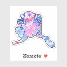 Alaska Summer - Lilly Inspired - 3" x 3" Sticker