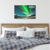 Alaska The Curtain Rises Canvas Afdruk (Insitu (Slaapkamer))