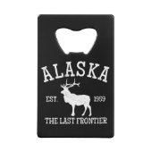 Alaska The Last Frontier Kredietkaart Flessenopener (Achterkant)