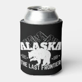 Alaska The Last Frontier Polar Bear Blikjeskoeler (Blikje Voorkant)