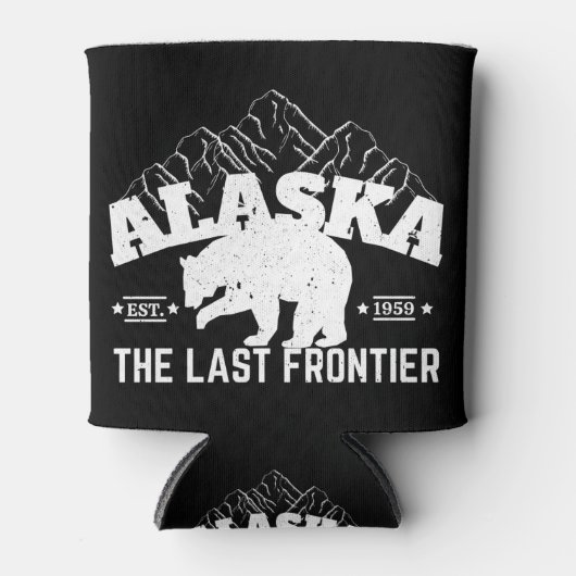 Alaska The Last Frontier Polar Bear Blikjeskoeler (Voorkant)