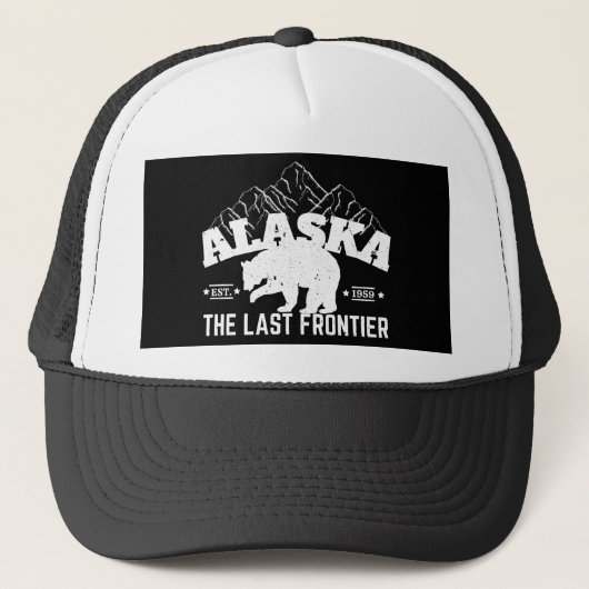 Alaska The Last Frontier Polar Bear Trucker Pet (Voorkant)