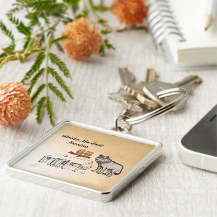 Alaska The Last Frontier Sleutelhanger