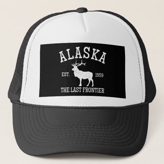Alaska The Last Frontier Trucker Pet (Voorkant)