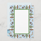 Alaska-thema vakantie Kaart (Voorkant / Achterkant)