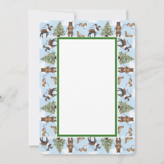 Alaska-thema vakantie Kaart (Voorkant)