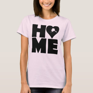 Alaska Thuis Hart Staat T-shirts