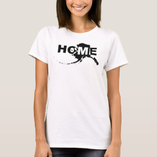 Alaska Thuis Ver Weg Van Staat Funny T-Shirt Tees