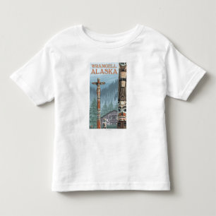 Alaska Totem Poles - Wrangell Alaska Kinder Shirts