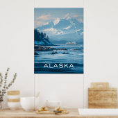 Alaska Travel Poster (Keuken)