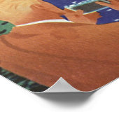 Alaska Travel Poster Kunst, Schilderachtig landsc (Hoek)