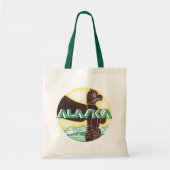  Alaska Travel Totem Pole Eagle Bird Tote Bag (Voorkant)