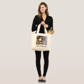 Alaska Tufted Puffin Grote Tote Bag (Voorkant (model))