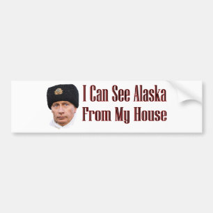 Alaska uit mijn huis bumpersticker