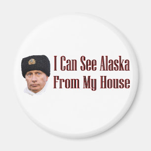Alaska uit mijn huis magneet