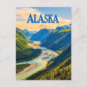 alaska-uitzicht briefkaart
