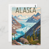 alaska-uitzicht briefkaart (Voorkant / Achterkant)