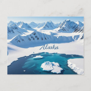 alaska uitzicht briefkaart