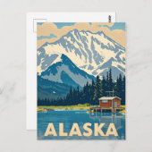 alaska-uitzicht briefkaart (Voorkant / Achterkant)