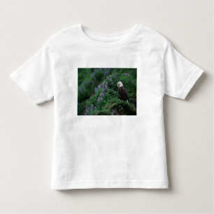 Alaska, Unalaska Island Bald Eagle bij Nootka Kinder Shirts