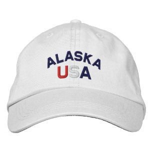 Alaska USA Embroing White Pet