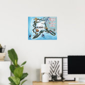 Alaska USA Poster (Thuiskantoor)